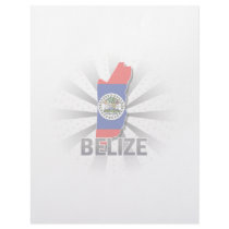 Belize Flag Map 2.0 Letterhead Design