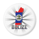 Belize Flag Map 2.0 Magnets