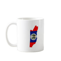 Belize flag map mugs