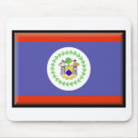 Belize Flag Mouse Pads