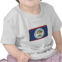 Belize Flag PERSONALIZE Tee Shirt