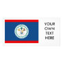 Belize Flag Personalized Photo Card