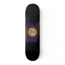 Belize Flag Skateboard
