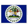Belize High quality Flag Greeting Card