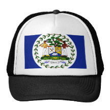 Belize High quality Flag Hat