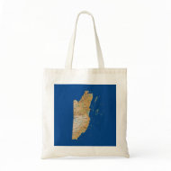Belize Map Bag bag