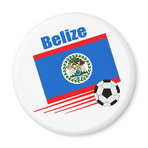 Belize Soccer Team magnets by worldwidesoccer Belize Soccer Team magnets