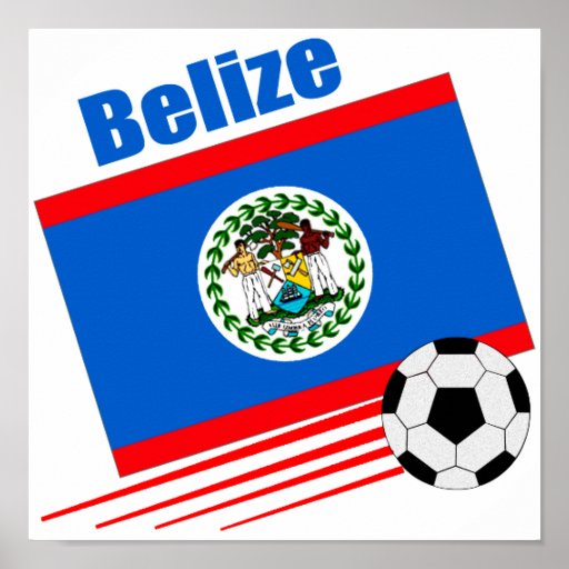 Belize Soccer Team Poster | Zazzle