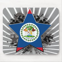 Belize Star Mouse Pad