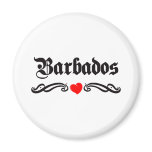 Belize Tattoo Style Fridge Magnets