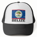 Belize Vintage Flag Mesh Hats