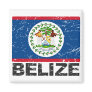 Belize Vintage Flag Fridge Magnets