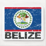 Belize Vintage Flag Mouse Pads