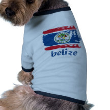 Belizean Flag designs Doggie Shirt