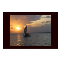 Belizean Sunset posters