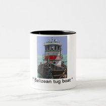 " Belizean tug boat " mugs