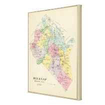 Belknap County, NH Stretched Canvas Print