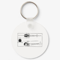 Bell 47 Helicopter keychains by iflytandemrotor Bell 47 Helicopter keychains