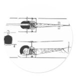 Bell 47 Helicopter stickers
