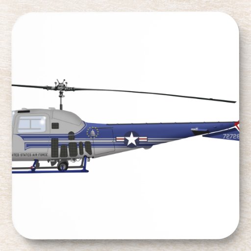 Bell 47J 72728 Drink Coaster