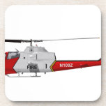 Bell AH-1 USFS Fire Watch Drink Coaster