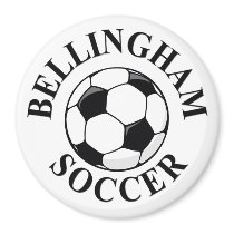 Bell Ball & Logo (A) CMYK BLACK 10x10 magnets