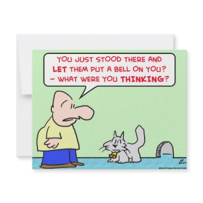 bell cat mouse mice custom invitations by rexfmay