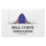 Bell Curve Thoughts (Statistics Attitude) Customized Stationery