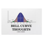Bell Curve Thoughts (Statistics Attitude) Customized Stationery