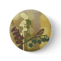 Bell Flower Bird Design Botton buttons