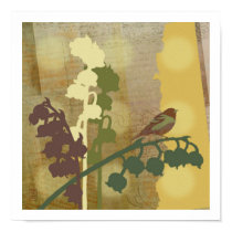 Bell Flower Bird posters