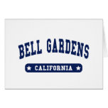 Bell Gardens California College Style t shirts Cards