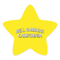 Bell Gardens California Star Sticker