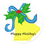 bell, Happy Holiday's stickers