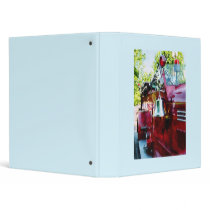 Bell on Fire Engine Vinyl Binder