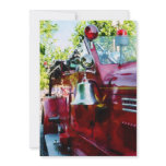 Bell on Fire Engine Invites
