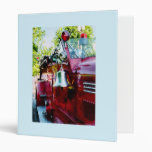 Bell on Fire Engine Vinyl Binder