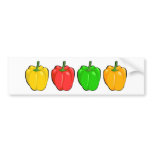Bell Peppers Bumper Stickers