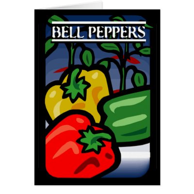 Bell Peppers Cards by LiveSimply