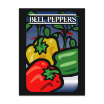 Bell Peppers Postcard