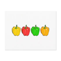 Bell Peppers Postcard