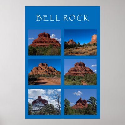Bell Rock Collage Print by SedonaPosters
