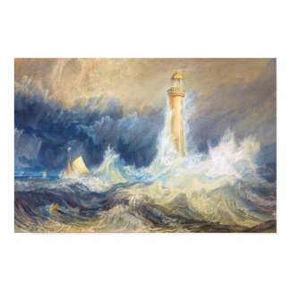 Bell Rock Lighthouse Joseph Mallord William Turner Poster