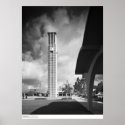 Bell Tower with the Arches at the Library Building Print