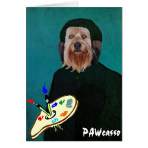 Bella As PAWcasso Card
