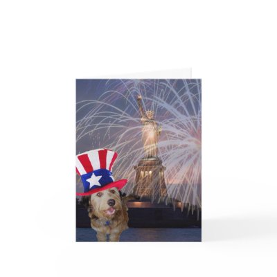 Bella Celebrates Independence Day Cards by malibuitalian
