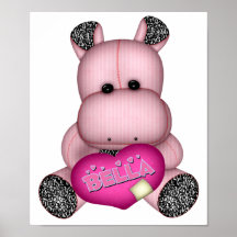 Bella Hippo Print