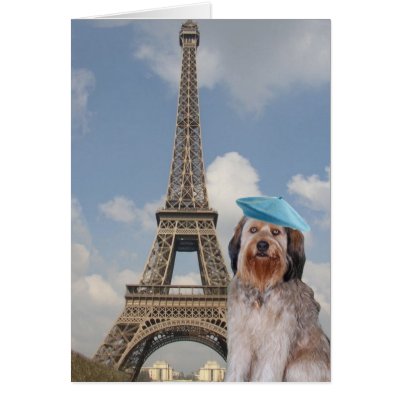 Bella In Paris Card by malibuitalian