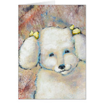 Bella is a Happy Dog - fun cute original art cards