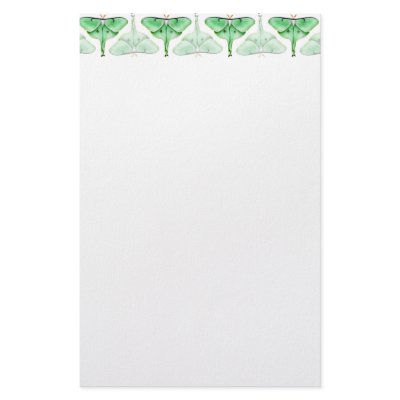 Bella Luna Moth Stationery by tpccards